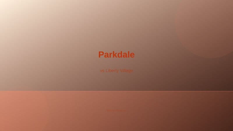 Parkdale neighborhood