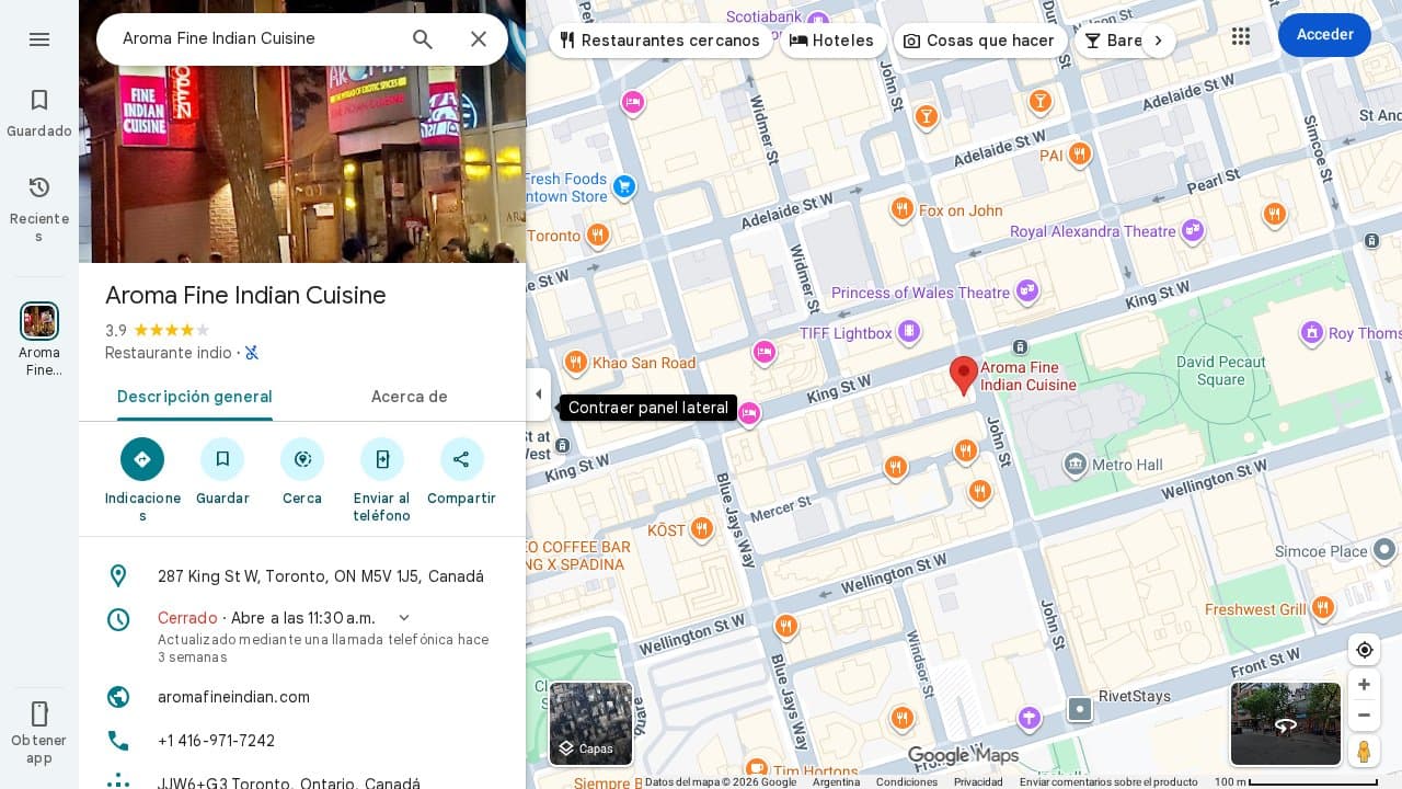 Aroma Fine Indian Cuisine