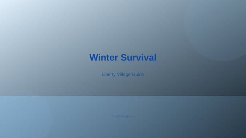 Winter Survival Guide — Liberty Village